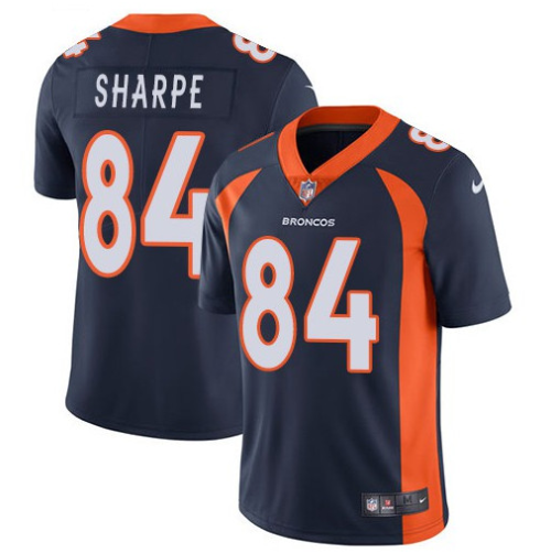 Men's Denver Broncos #84 Shannon Sharpe Navy Vapor Untouchable Limited Stitched NFL Jersey Men's Denver Broncos #84 Shannon Sharpe Navy Vapor Untouchable Limited Stitched NFL Jersey